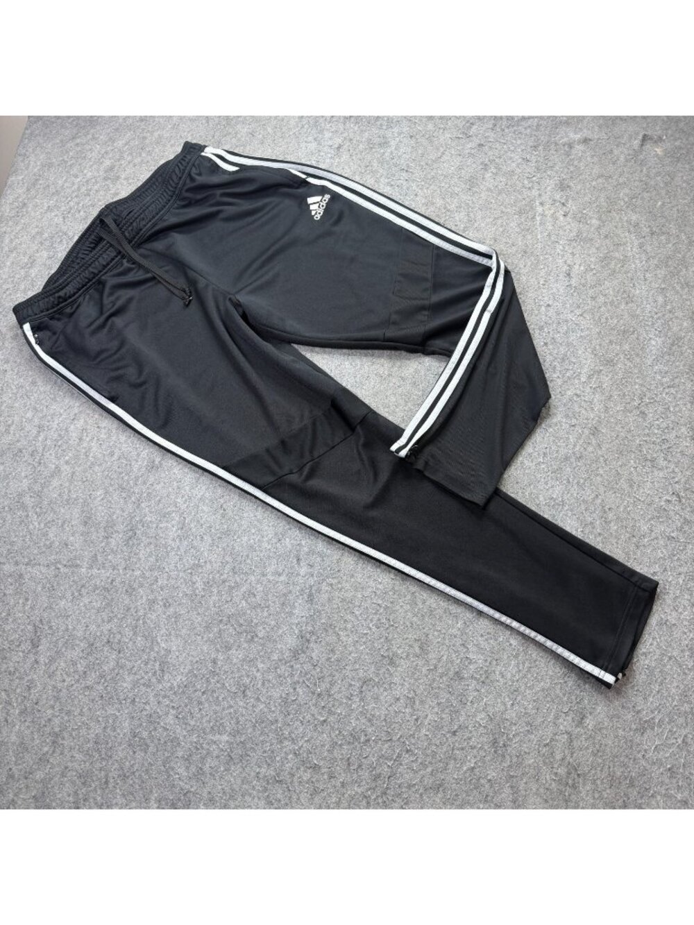 Adidas Tiro 19 Soccer Training Pants Men 2XL Black White Ankle Zip 30" D95958